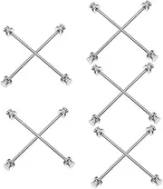[LIFKOME] Men's Collar Stays Pins Lightweight Durable Clasp for Dress Shirts Present for Father's Day Weddings Anniversaries and Birthdays