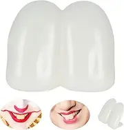 Koonfan Fake Buck Teeth 17mm 2pcs Winnie Clown Bunny Witch Halloween Costume Accessories Beige, Beige