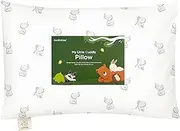 Toddler Pillow with Pillowcase - 33x45 My Little Cuddly Pillow, Bamboo Nursery Toddler Pillows for Sleeping, Kids Pillow, Travel Pillows for Sleeping, Mini Toddler Bed Pillow (Elly)