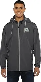 Vantage Apparel Men's Collegiate Premium Lightweight Packable Hooded Wind Jacket, Utah Valley Wolverines, Large