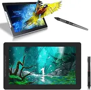178° Full-View Drawing Screen,Passive Smart Pressure-Sensitive Pen,1920x1080+266 Points/Second Reading Speed+60° Tilt Sensor+5080LPI Reading Resolution+OGS Screen Full Lamination Technology,Metallic