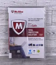 McAfee LiveSafe Total Protection Solution (Unlimited Device License) New Sealed