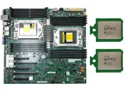 AMD EPYC 7532X2+Supermicro H11DSI-i REV2.0 32 cores 64 threads motherboard
