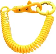 [BeNsil] 1/7 Retractable Spring Coil Keychain - Anti-Lost Stretch Cord Key, Stretchy Spring Coil, Keychain Key Holder, Stretch Cord Keychain for Keys Wallet Cellphone
