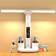 Touch LED Desk Lamp Bedside Study Reading Table Light Dimmable USB Ports Rechargeable