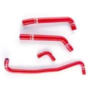 Red Silicone Radiator Hose Kit for 2002 2003 Cannondale 440 Cannibal Speed Blaze