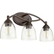 Quorum International 5069-3-286 Barkley Bathroom Vanity Light Oiled Bronze