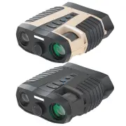 "Binoculars with Camera Night Vision Scope 4X Optical Zoom 8X Digital 3"" LCD Screen 2.5K Video 3W IR Waterproof IP65 for"