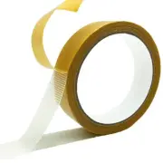 Fabric Tape Multipurpose Double Sided Tape, 0.9IN*9Y Heavy Duty Clear Stick