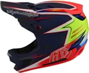 Troy Lee Designs D4 Carbon Full-Face MTB Helmet w/MIPS Lines (Black/Red)