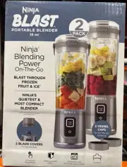 Ninja Blast Portable Blender 18 Oz 2 Pack
