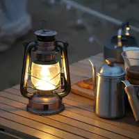 在飛比找樂天市場購物網優惠-露營燈 戶外營地燈led復古仿煤油馬燈帳篷露營燈可充電手提式