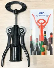 Campagnolo BIG Corkscrew Wine Bottle Opener Cavatappi - Miro - Black