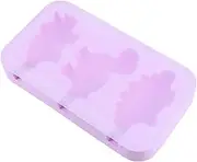 LABRIMP Reusable Moulds for Homemade Ice Cream Ice Lollies Practical Silicone Ice Maker with Easy Release Design for Kids Family Treats