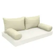 |SLIPCOVER ONLY| S2 Outdoor Bolster Backrest Pillow Covers Knife Edge Full AD005