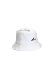 We11done Allover Logo Bucket Hat One size White