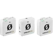 RODE WIME Wireless ME Microphone System (White) - Dual Channel, Compact Wireless