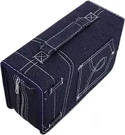 SWOOMEY CD Case Wallet Capacity DVD Storage Holder Portable Disc Organizer for Home Office Travel Use Stylish Design with Quick Access Zipper