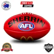 Sherrin Official Game Ball AFL Premiership Leather Replica Football Size 5 NEW