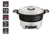 Morphy Richards Round Multifuction Cooking Pot 1.8L for Hot Pot Shabushabu-White