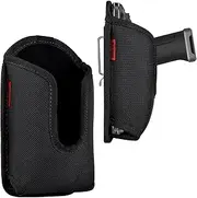 SOGCASE Scanner Holster Handle Series - Thick Quality, Large, Heavy Duty, Sturdy Metal Belt Clip, Durable, Pocket-Friendly, Compatible with Zebra Barcode, Black