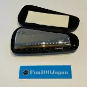 SUZUKI Harmonica SCT-128 Tremolo Chromatic 16-hole Double Tone w/ Genuine Case