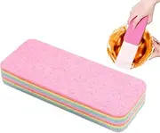 Reusable Dish Absorbing Scrubbing with 12 Fibre Layers, Multilayer Bowl Towel, Peelable Layered Cleaning Sponge, Durable Washable Scrub, Kitchen and Ba