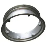 Rear Rim - 9" x 28" 6 Loop Silver Fits Ford 2000 4000 4110 Fits Massey Ferguson