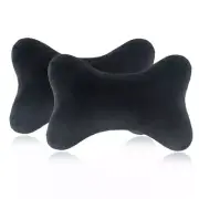 Pair Car Seat Headrest Memory Foam Pillow Pad Head Neck Rest Support Cushion (for: Fiat)