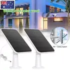 5V 4W Solar Panels for Eufy Eufycam Cam E/2C/E/2 Pro Wall Mount + 3M Cable Power