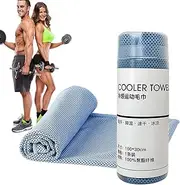 Ice Towel - Quick Dry Chilly Ice Feel Cooling Towel | Breathable Sweat Workout Rags, Soft Outdoor Gym Accessories for Fitness, Yoga, Running