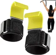 Wrist Straps for Weightlifting | Grips Hook for Powerlifting | Anti-Slip Padded Breathable Wrist Wraps Hooks for Gym Home Fitness