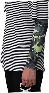 [CORHAD] UV Protection Sunscreen Cuffs Camouflage Print Ice Silk Style Breathable for Fishing Outdoor Driving