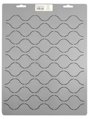 Quilting Stencil Wavy Stipple Grid Background Quilt Pattern Stencil Template