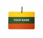 Lithuania Flag Custom Car Air Freshener