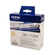 Brother DK-11204 White Label - 17mm 54mm - 400 CON-Labels Per Roll