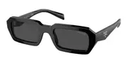 Prada PR A12SF Asian Fit 16K08Z Men's Sunglasses Black Size 54