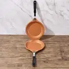 Round Double Side Frying Pan Non-stick Pancake Maker Flip Frying Pan Bread