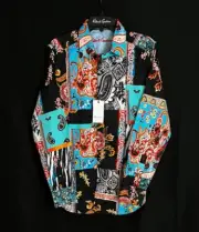 Robert Graham THE WALL $328 Embroidered Medium NWT Classic Fit M FREESHIP!