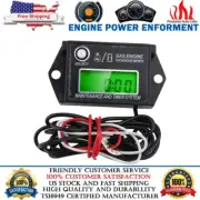 Digital Tachometer Tach Hour Meter Job Timer Resettable 2/4 Strok Gas Engine ATV