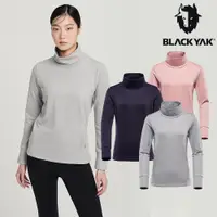 在飛比找蝦皮商城優惠-【BLACKYAK】女 MYSTIC小高領長袖上衣(鮭紅/靛