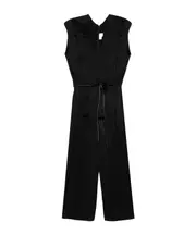 draped jumpsuit UK8,UK6,UK4 Black