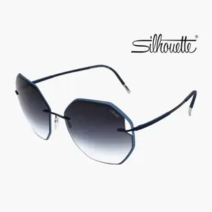 silhouette Sant Martí 8187 詩樂太陽眼鏡｜潮流幾何形純鈦大臉墨鏡 女生品牌眼鏡框【幸子眼鏡】