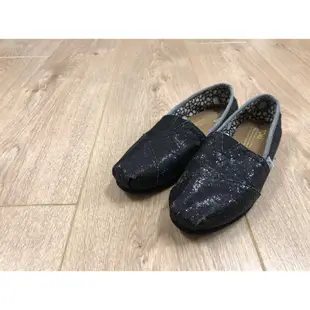 US 6.5 TOMS 亮片休閒鞋