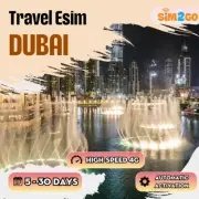 Dubai/UAE Travel eSIM 2 to 10 days 4G data | QR Code Activation
