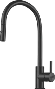 Franke Eos Neo Pullout Tap Black Steel