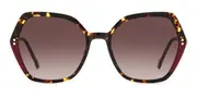 Carolina Herrera HER 0185/S O63/HA Women’s Sunglasses Tortoiseshell Size 55