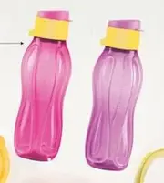 Tupperware 310 ml bottle set of 2 pc - Pink and Purple
