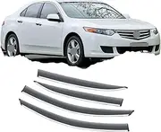 Deflectors Compatible for Honda Accord 8th Spirior Sedan 2009~2014 Accessories Car Side Window Visor Trim Windshield Rain Eyebrow 2013 2012