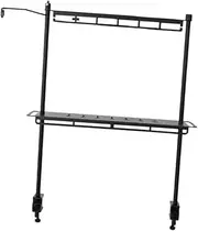 koolsoo Camping Lantern Stand Outdoor Tools Hanging Organizer Easy to Install Lamp Hanger Camping Desktop Storage Rack for Barbecue